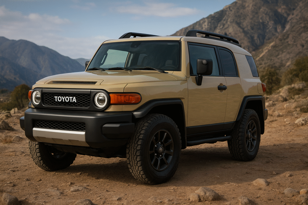 A high-resolution image of the Toyota Mini Land Cruiser showcasing its modern exterior design and powerful off-road stance.
